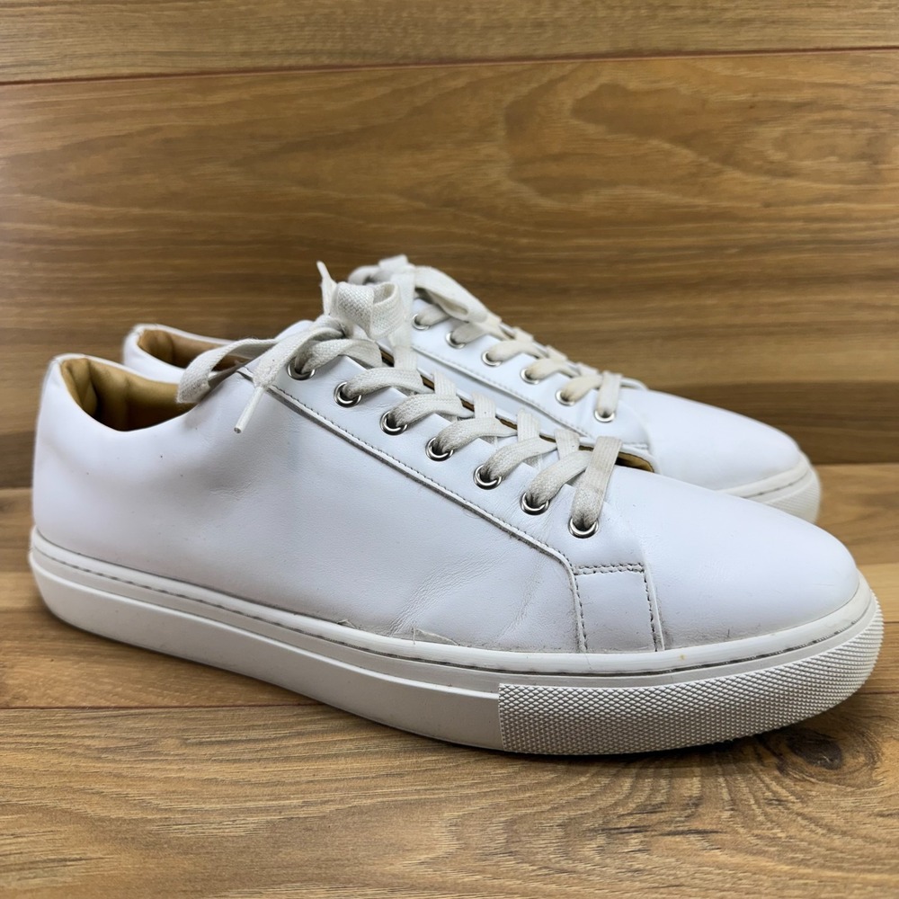 Thursday Boot Company Mens Premier Low Top 11.5 White Leather Sneaker Modern